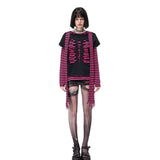 Stripe Four Sleeve Top