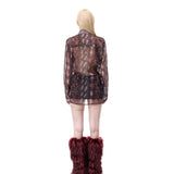 Snakeskin Sheer Set