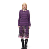 Stripe Four Sleeve Top
