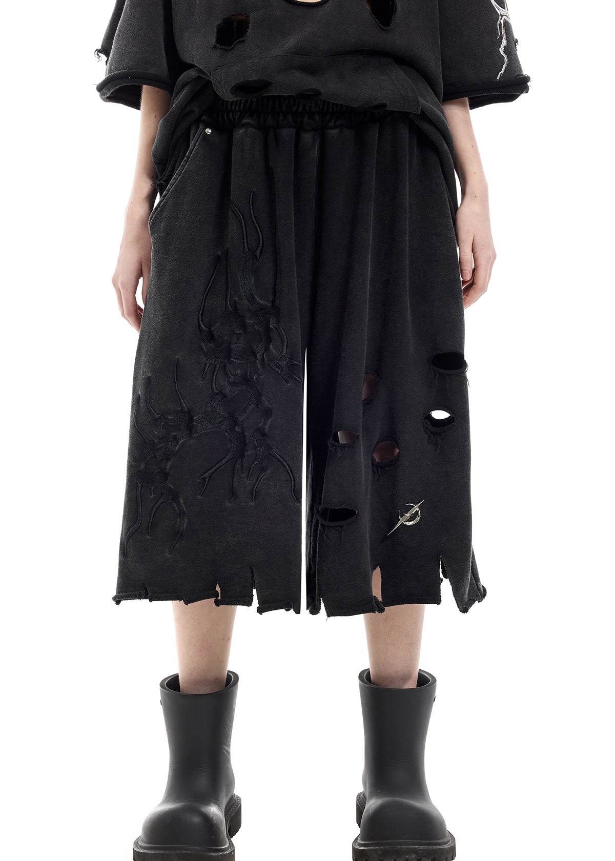 Raw Edge Shorts