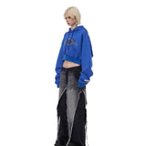 フラップ付き綿布のズボン