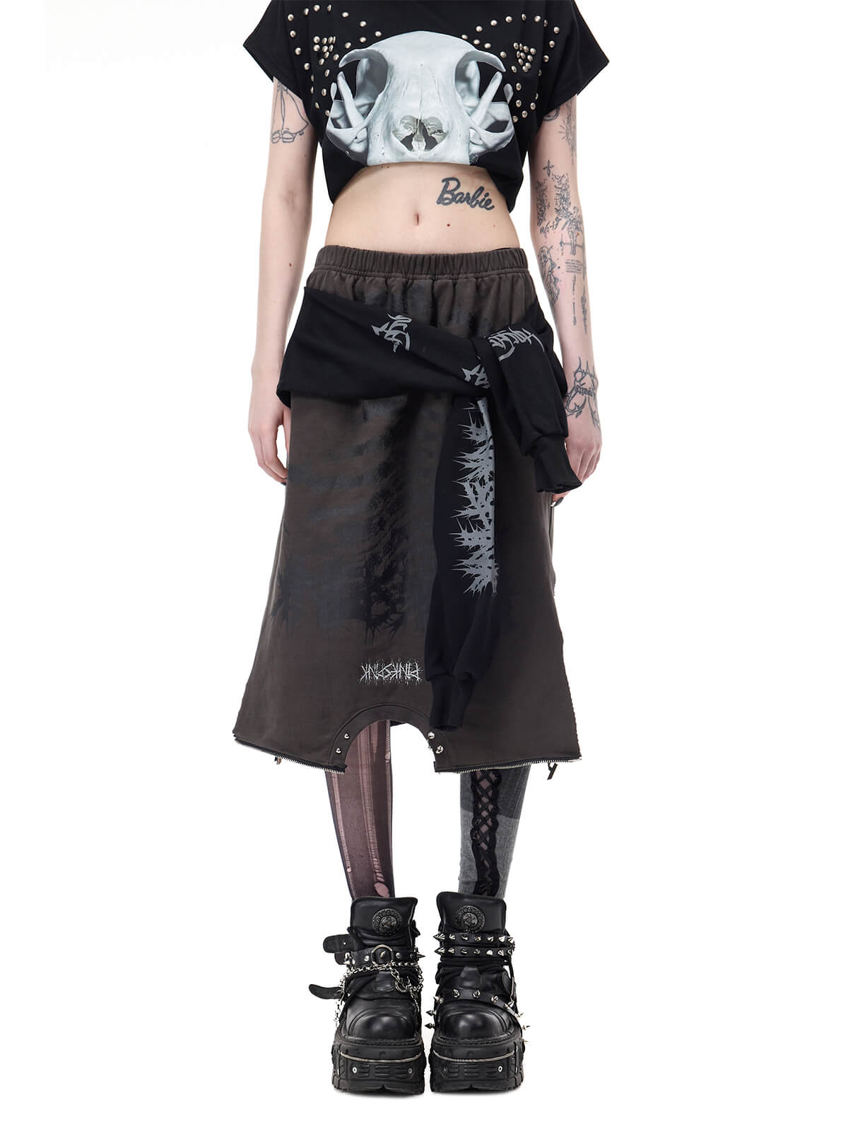 Reversible Zip Skirt