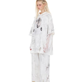 ダメージ加工フーディ