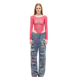 ムーン メッシュ ボディスーツ