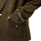 構造的なレトロ仕立ての上着