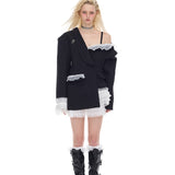 オフショルダー ブレザー