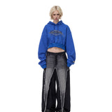 フラップ付き綿布のズボン