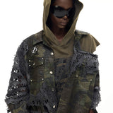 カモフラージュ トーン ジャケット