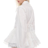 レースパフシャツ