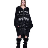 リバーシブルファーカーディガン