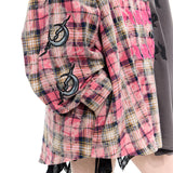 スプリットフーディーシャツ