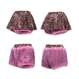 毛皮の赤ちゃん用スカートパンツ