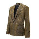 構造的なレトロ仕立ての上着