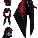 スカーフ付きバイザーキャップ