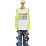 フューチャリスティック パッチ ロングスリーブ