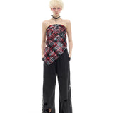 レトロ プラッド バンダナ