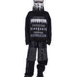 マスク付きフーディ