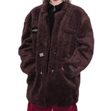 キャラメルスエードタッチコート