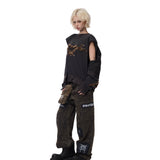 二重構造の長袖上着