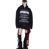 マスク付きフーディ