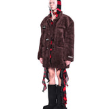 キャラメルスエードタッチコート