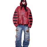 ディストレスト モト ジャケット