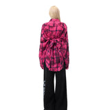 Bleached Plaid Bandana
