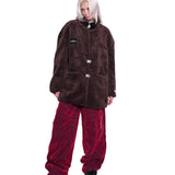 キャラメルスエードタッチコート