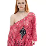 オンブレ メッシュ Tシャツ