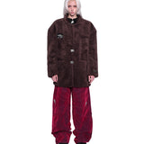 キャラメルスエードタッチコート