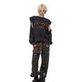 二重構造の長袖上着