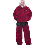 セグメントデニムボンバー