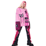 パッチワークパンクセーター