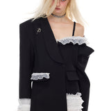 オフショルダー ブレザー