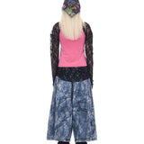 レースデニムショーツ