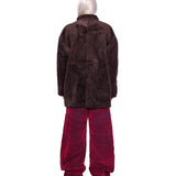 キャラメルスエードタッチコート