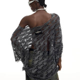 オンブレ メッシュ Tシャツ