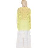 シアーレースロングスリーブ