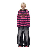 ヒョウ柄の毛皮の頭巾