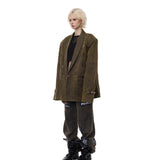 構造的なレトロ仕立ての上着