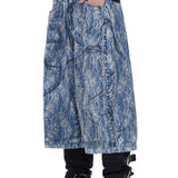 レースデニムショーツ