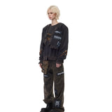 二重構造の長袖上着