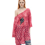 オンブレ メッシュ Tシャツ