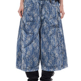 レースデニムショーツ