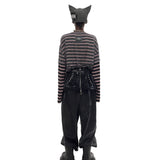 メッシュレイヤードロングスリーブ