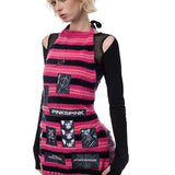 月の継ぎ目編み前掛け