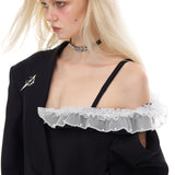 オフショルダー ブレザー