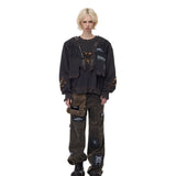 二重構造の長袖上着