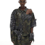 カモフラージュ トーン ジャケット