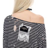 ストリップド ロングスリーブ